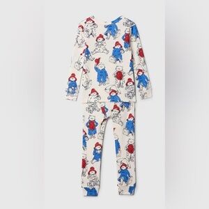 GAP Kids White Pajama Set with Paddington Print